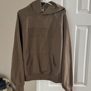 Essentials Brown Hoodie
